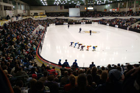 Berry Events Center ice